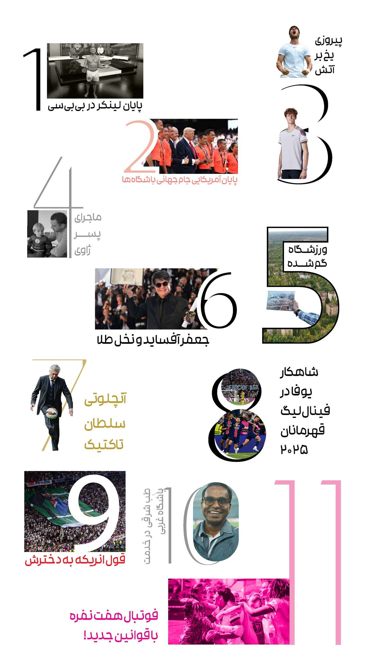 روزنامه تاریخ ۲۴ تیر ۱۴۰۴